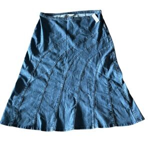 Size 16W Christopher CJ Banks Skirt‎ Denim